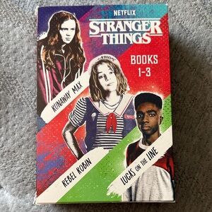 Netflix Stranger Things Box book set Set — Red, Green, Blue Cover